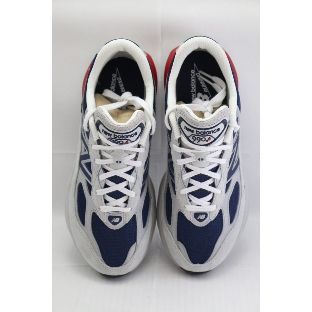 New Balance 990GN6 Gray Navy Red Youth US 7 /UK 6.5 /EU 40 / CM 25 - Picture 2 of 16